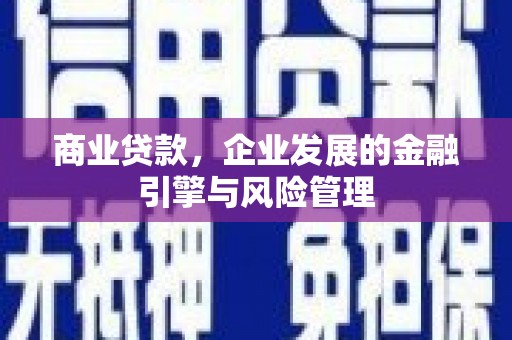 灵川商业贷款，企业发展的金融引擎与风险管理