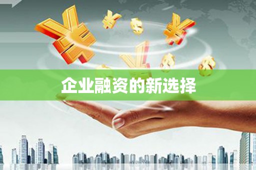 灵川企业融资的新选择