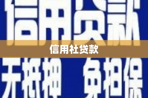 灵川信用社贷款