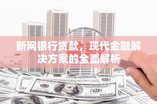 灵川新网银行贷款，现代金融解决方案的全面解析