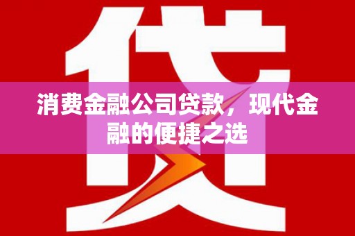 灵川消费金融公司贷款，现代金融的便捷之选