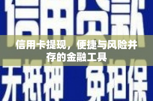 灵川信用卡提现，便捷与风险并存的金融工具