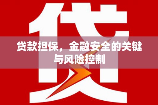 灵川贷款担保，金融安全的关键与风险控制