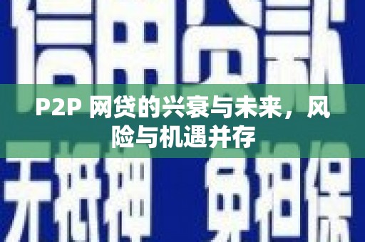 灵川P2P 网贷的兴衰与未来，风险与机遇并存