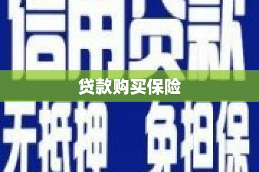 灵川贷款购买保险