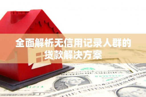 灵川全面解析无信用记录人群的贷款解决方案